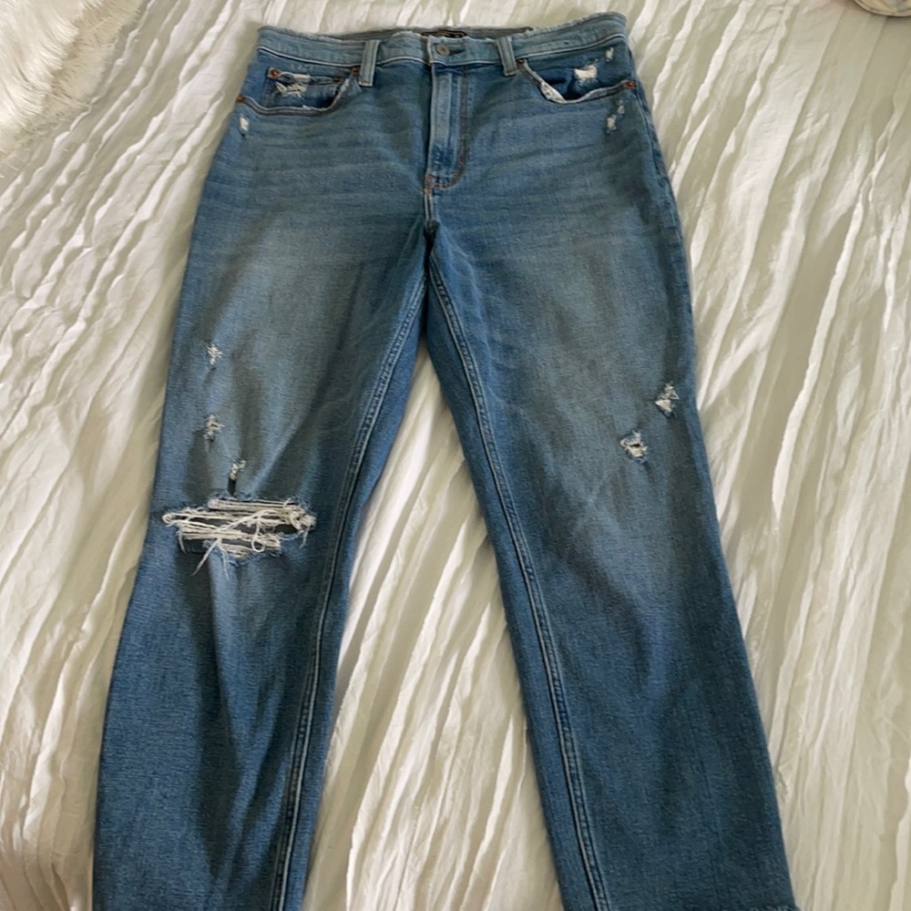 Abercrombie and Fitch Mom Jeans - 12